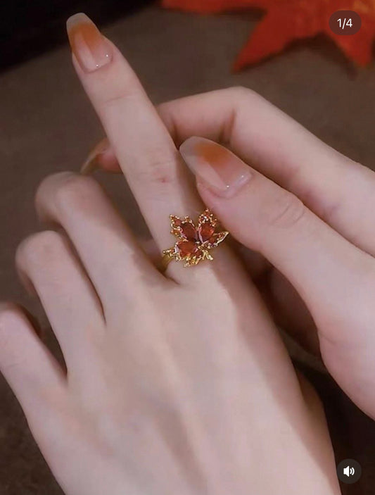 Maple Leave Ring